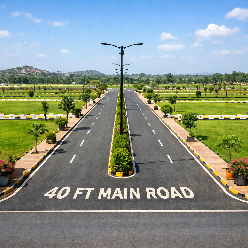 vedhasrrrcounty | open plots on srisailam highway hyderabad