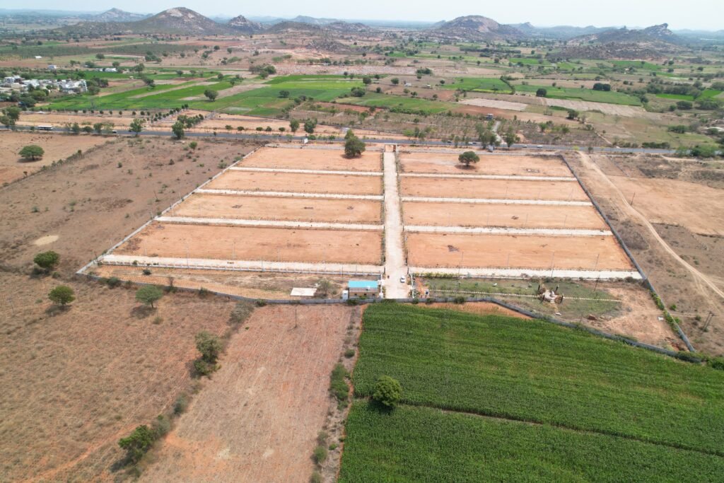 open plots on srisailam highway hyderabad Vedhas RRR County