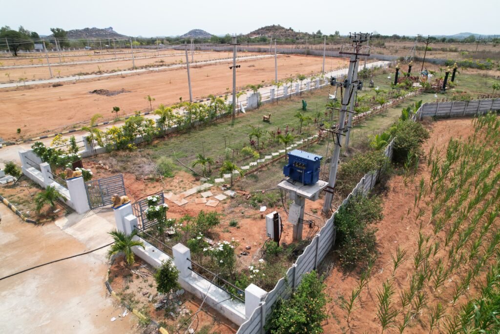 open plots on srisailam highway hyderabad Vedhas RRR County